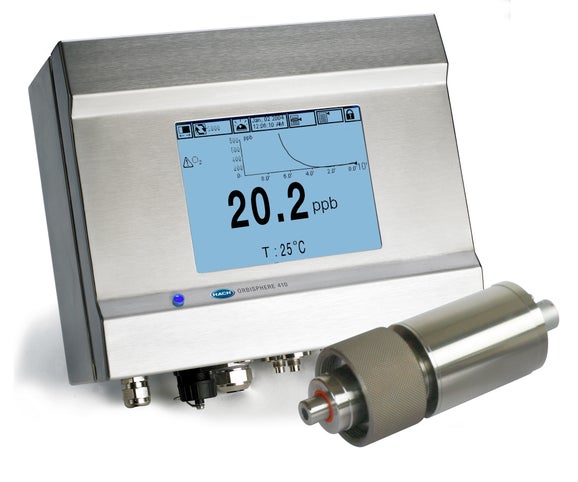 Kit de sensor LDO Orbisphere K1100, 0 - 2000 ppb, controlador 410, celda de flujo de ¼
