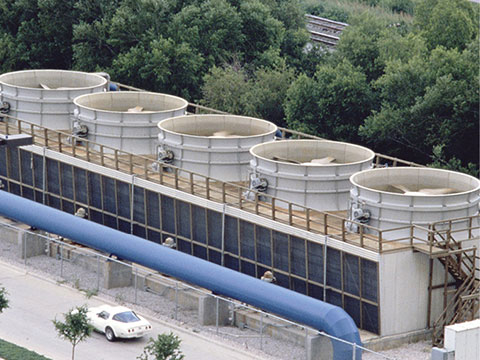 torres de enfriamiento de generación de energía